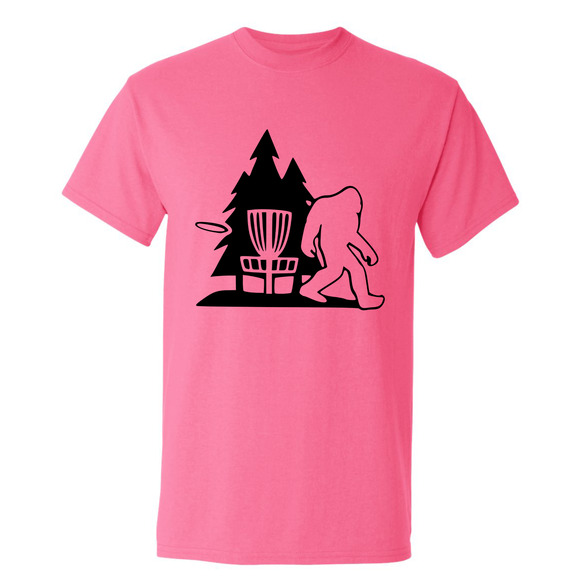 Disc Golf T Shirt SASQUATCH BASKET Discgolfer Discgolfing Shirt - Picture 13 of 16